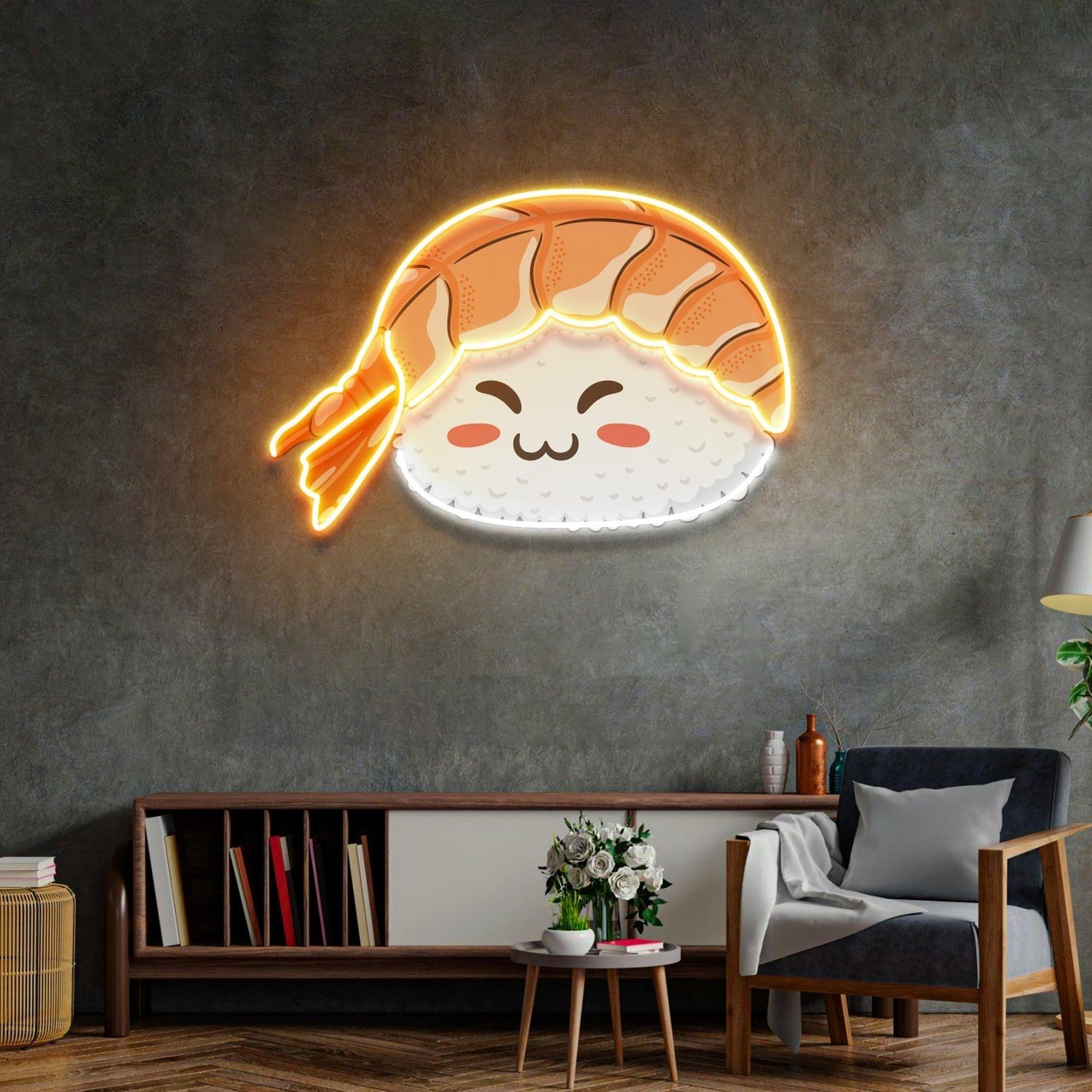 Nigiri Sushi Uv Printed Led Neon Sign For Sushi Bar Decor | Shineneon