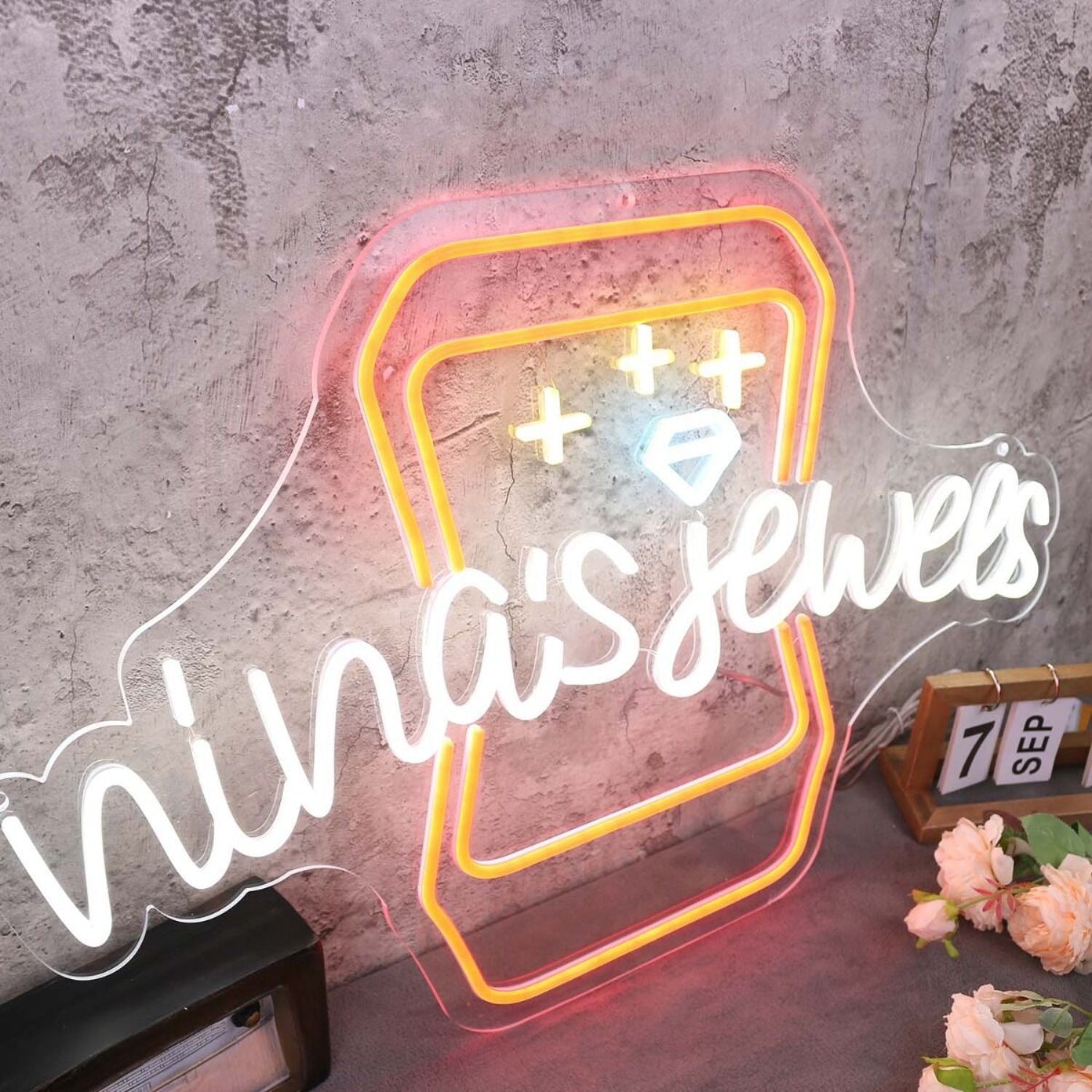 Ninas Jewels Custom Led Neon Sign - Shineneon