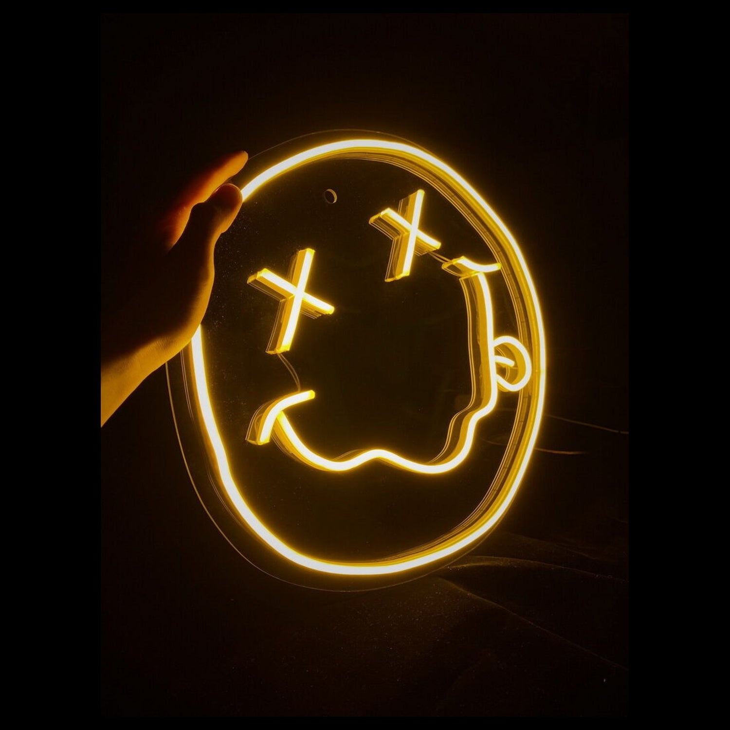 Nirvana Smile Crazy Led Neon Sign For Music Lovers | Shineneon