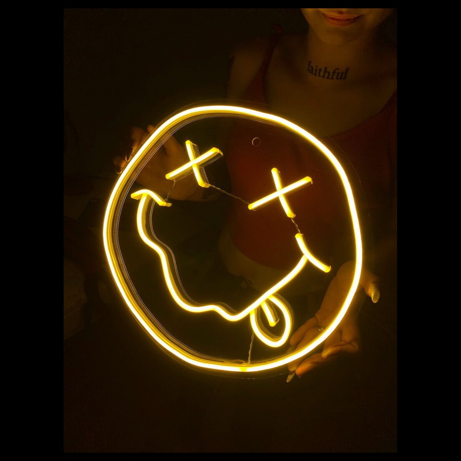 Nirvana Smile Crazy Led Neon Sign For Music Lovers | Shineneon