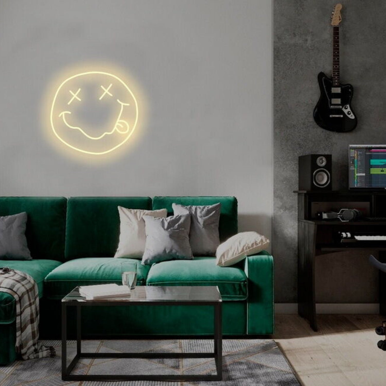 Nirvana Smile Crazy Led Neon Sign For Music Lovers | Shineneon
