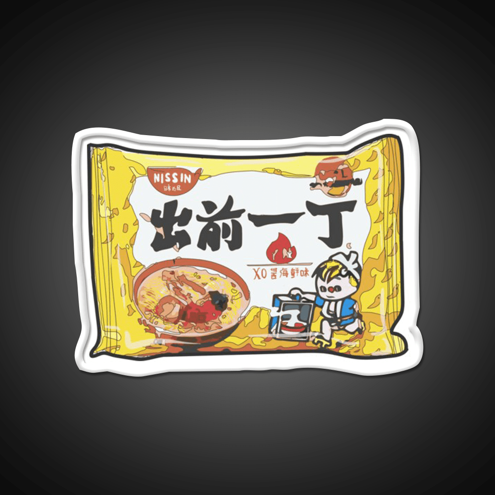Nissin Seafood Snack Food Led Neon Sign Rgb Color - Shineneon