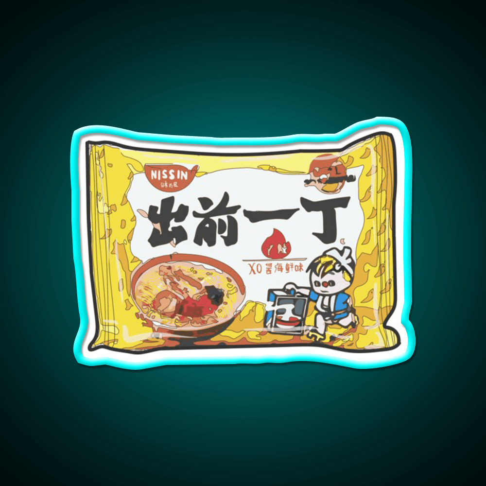 Nissin Seafood Snack Food Led Neon Sign Rgb Color - Shineneon
