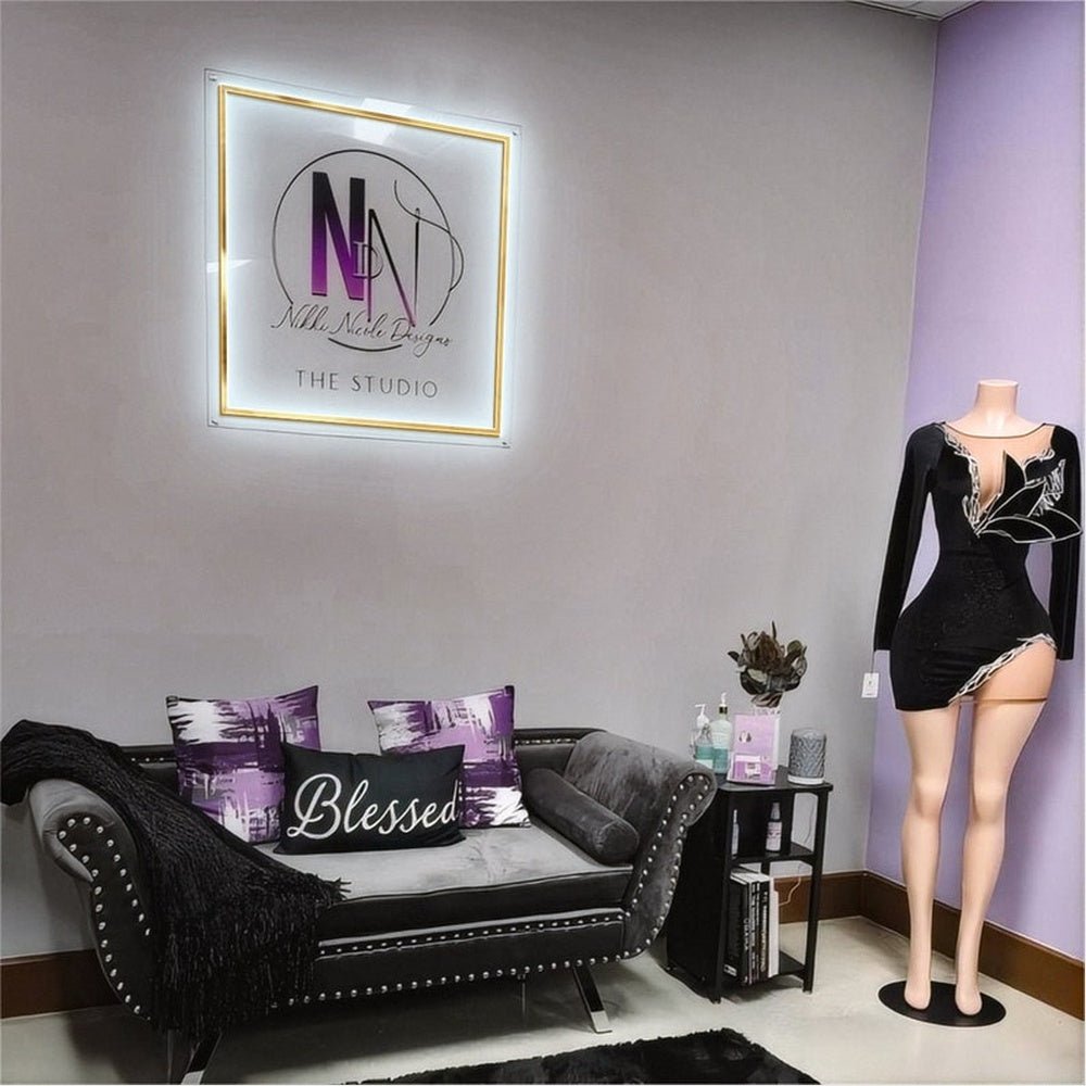 Nnd The Studio Acrylic Business Logo Sign - Shineneon