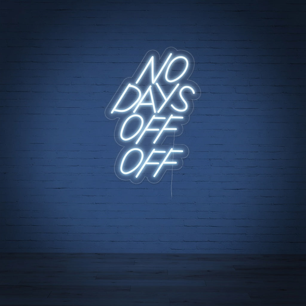 No Bad Days Classic LED Neon Sign - 01 Original Product Image