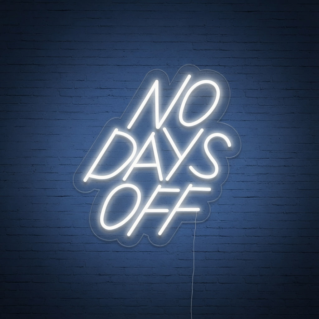 No Bad Days Classic LED Neon Sign - 02 High-Converting Product Image