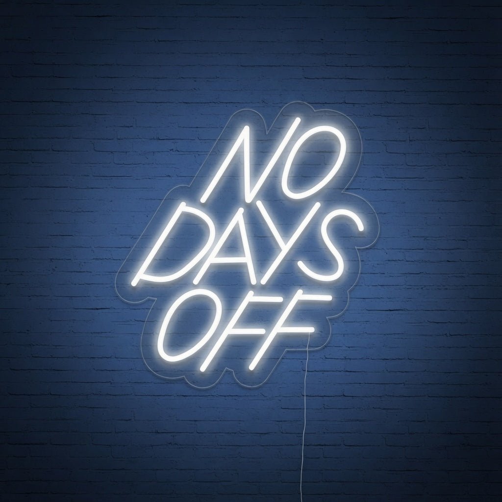No Bad Days Classic LED Neon Sign - Shineneon