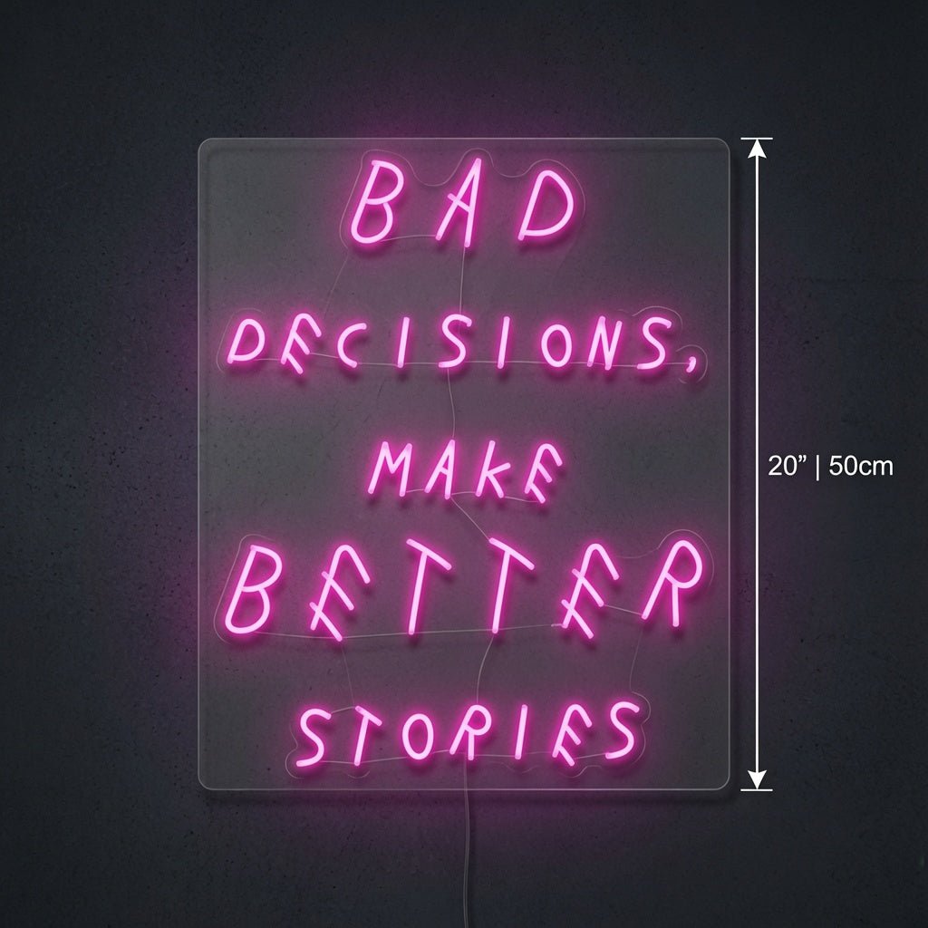 No Bad Days Cursive Home Decor LED Neon Sign - Shineneon