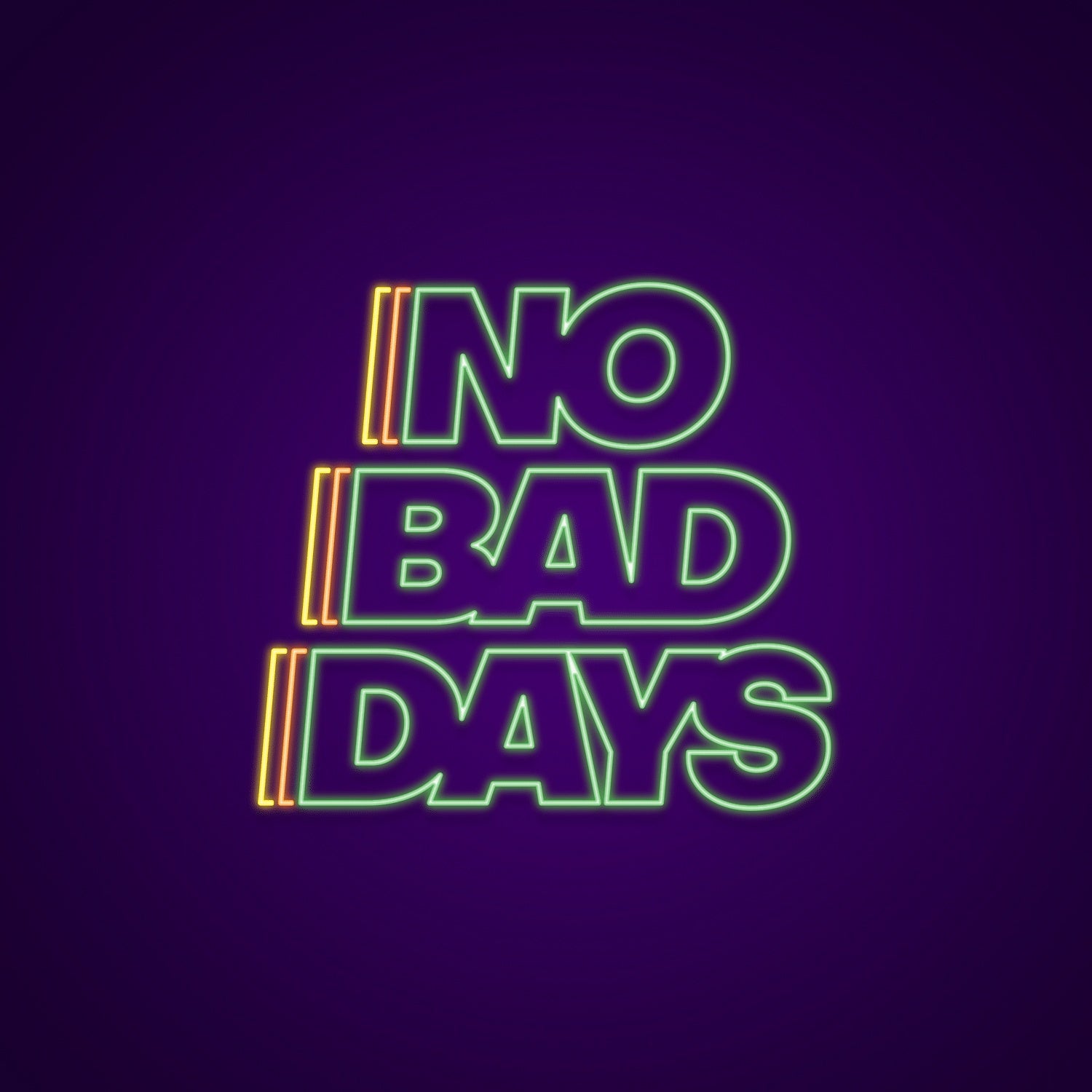 No Bad Days Led Neon Signs Wall Art | Shineneon