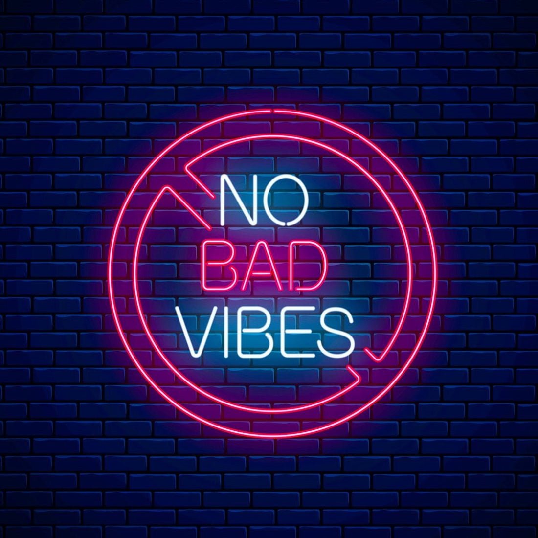 No Bad Vibes Led Sign Business Neon Sign - Shineneon