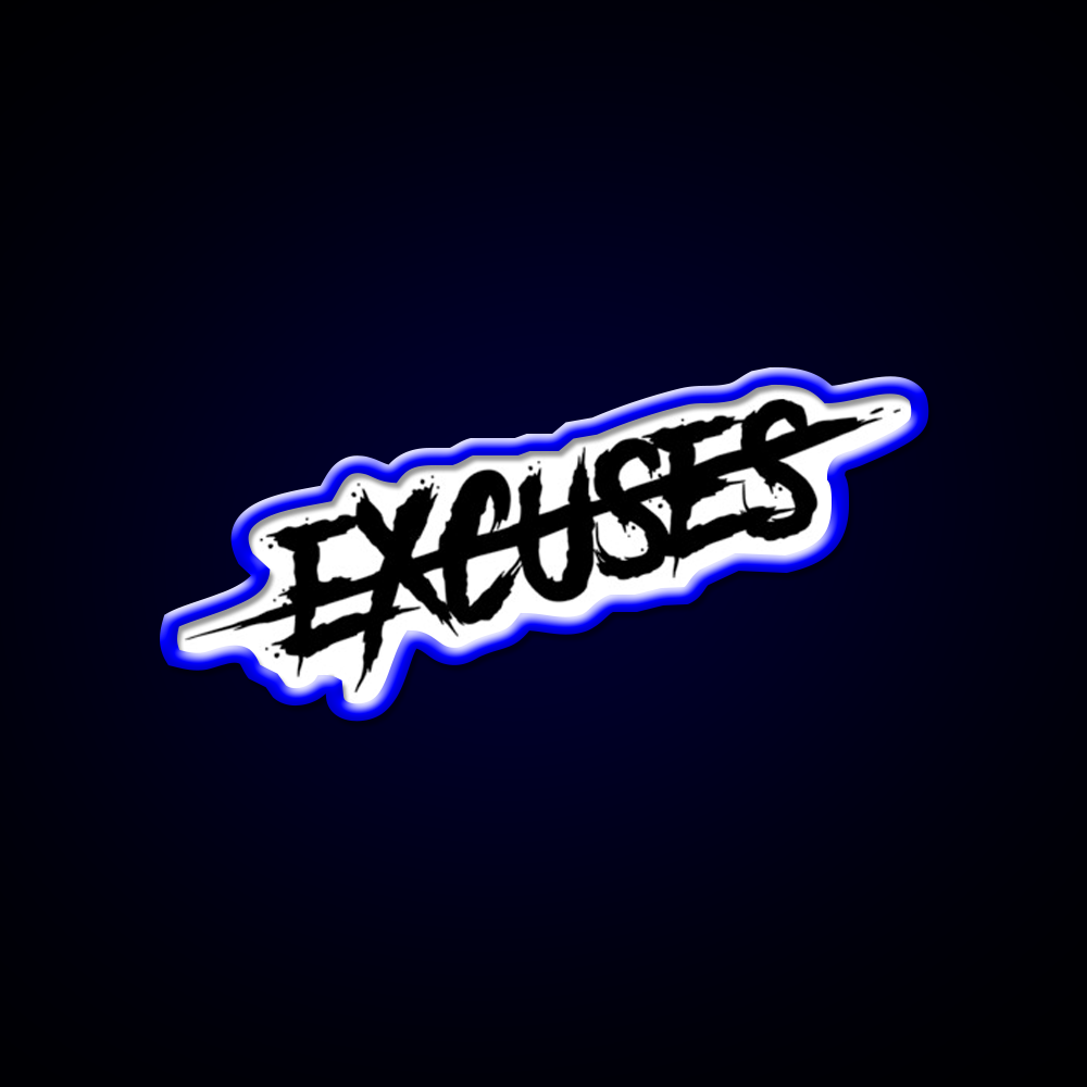 No Excuses Gym Fitness Led Neon Sign Rgb Color