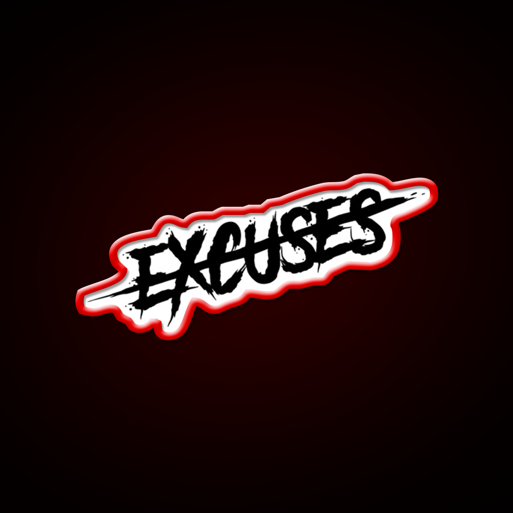 No Excuses Gym Fitness Led Neon Sign Rgb Color