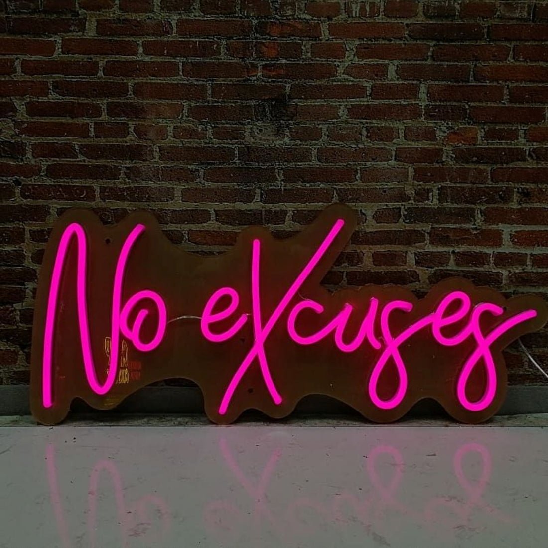 No Excuses Led Sign Business Neon Sign - Shineneon