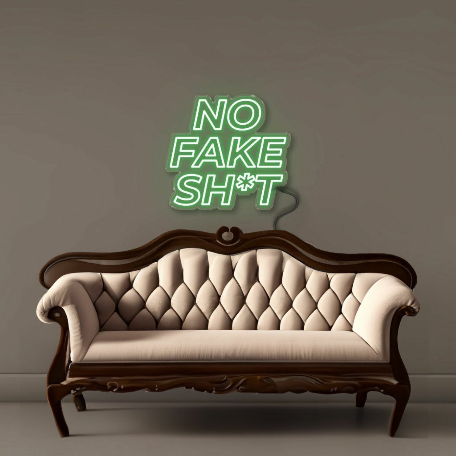 No Fake Shit Led Neon Signs | Shineneon