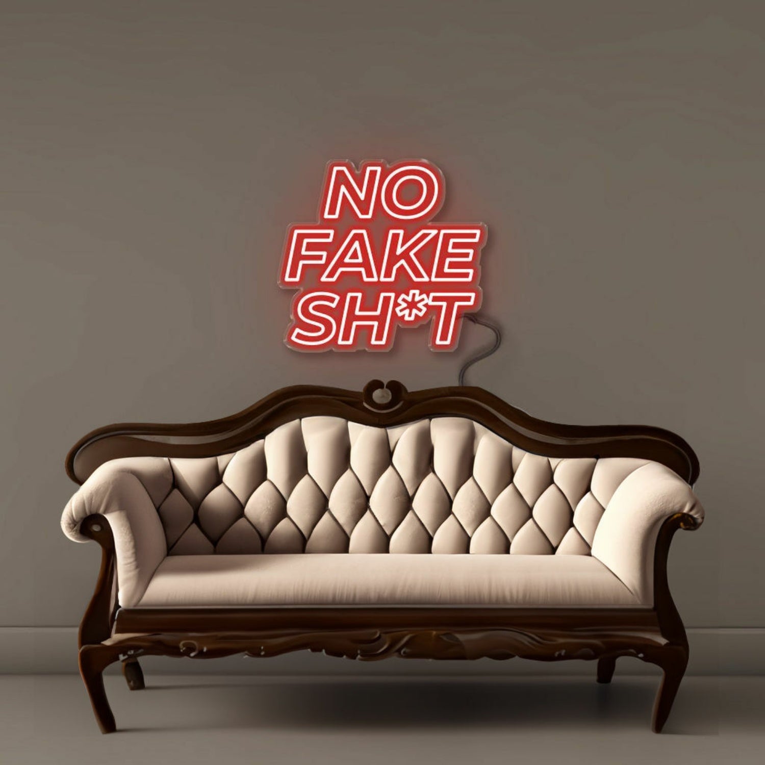 No Fake Shit Led Neon Signs | Shineneon
