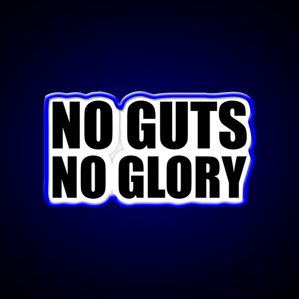No Guts No Glory Gym Gym Fitness Led Neon Sign Rgb Color