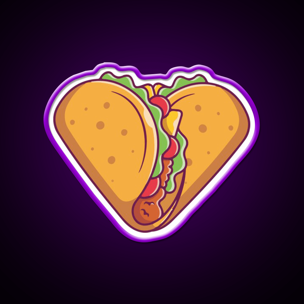 No Love No Taco Led Neon Sign Mexican Food Sign Rgb Color - Shineneon