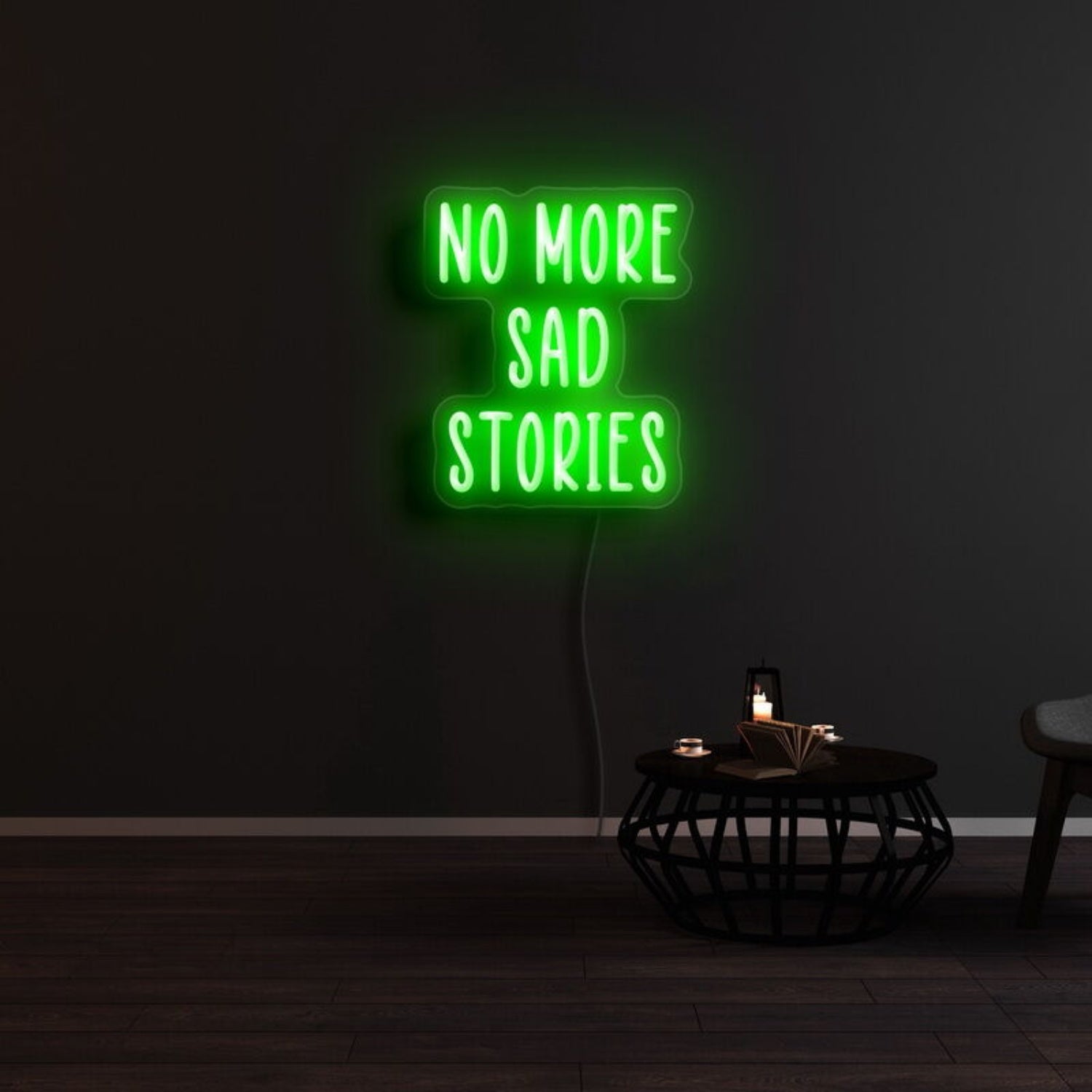 No More Sad Stories Led Neon Sign | Shineneon