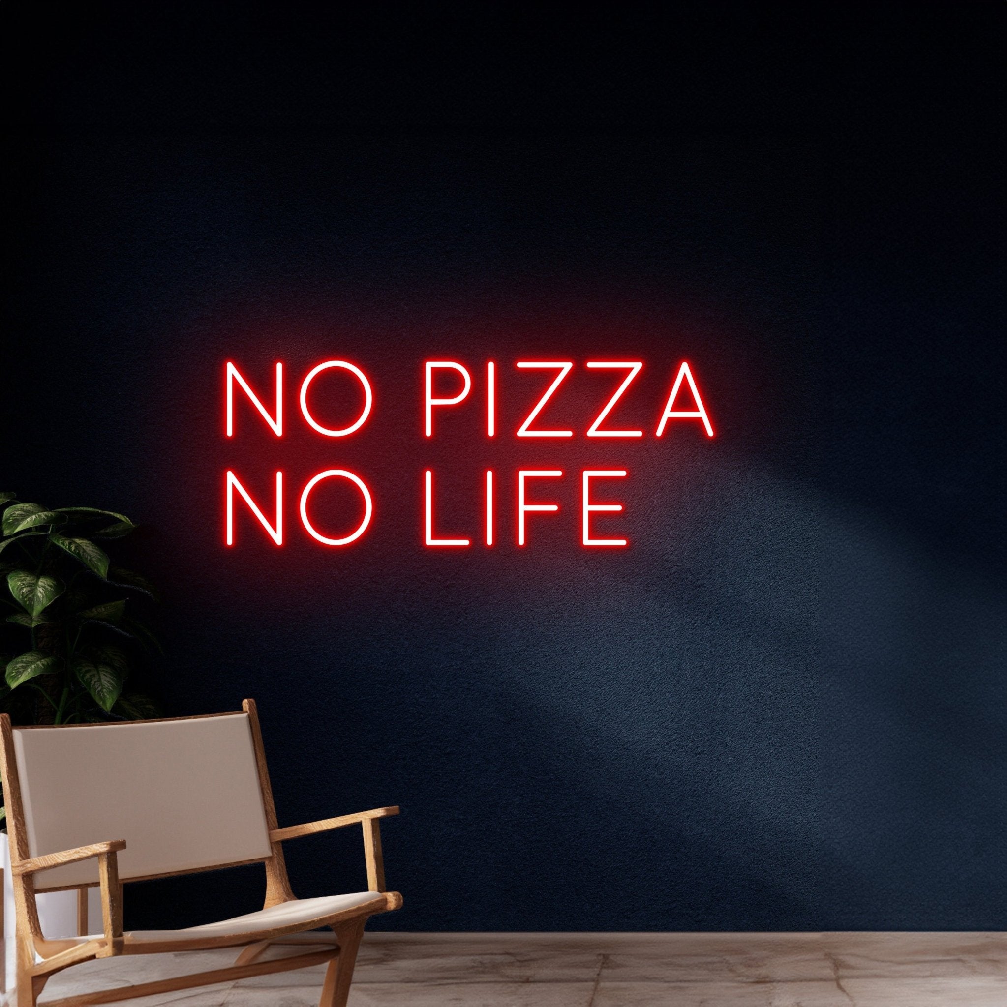 No Pizza No Life Neon Sign - Shineneon