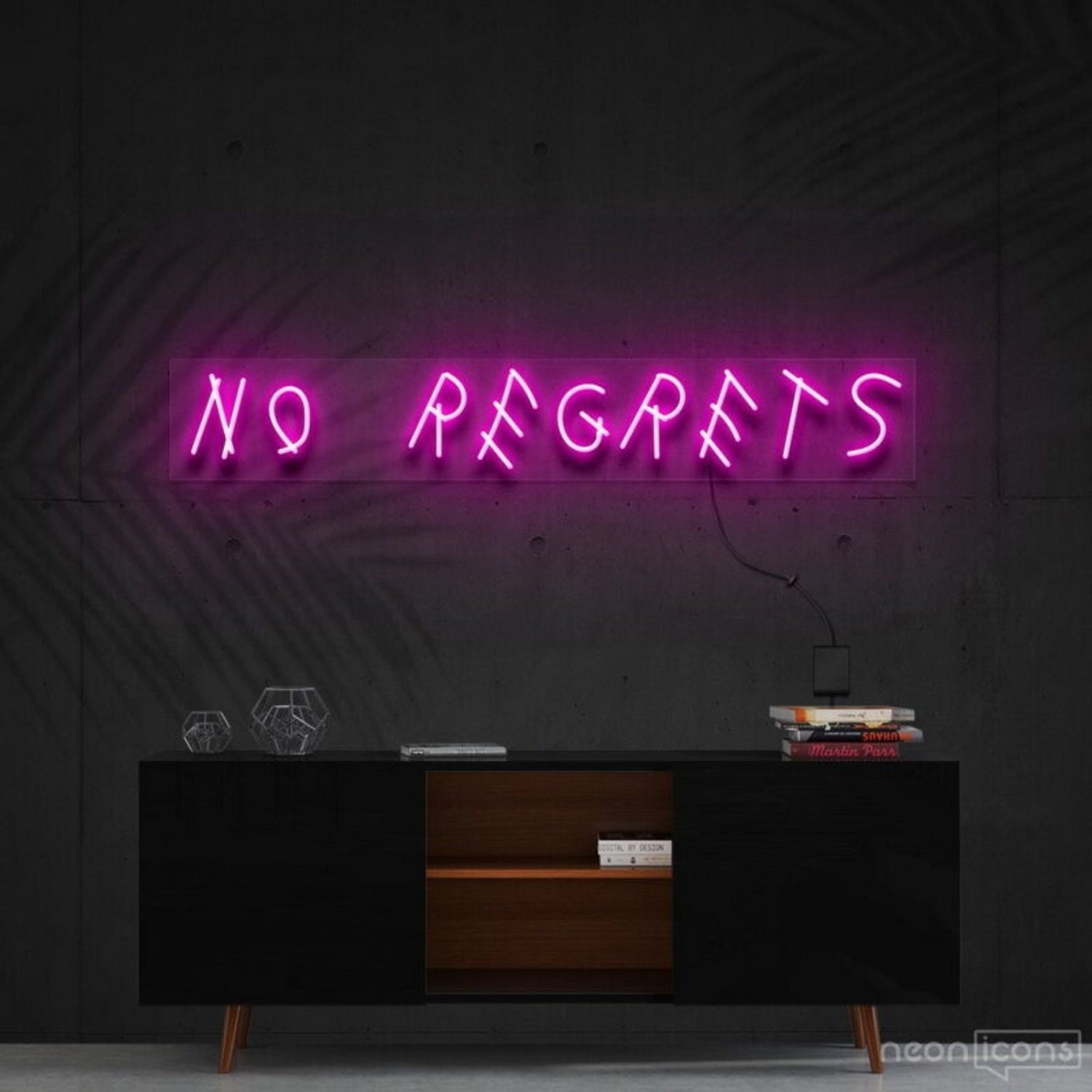 No Regrets Led Neon Sign For Motivational Spaces | Shineneon