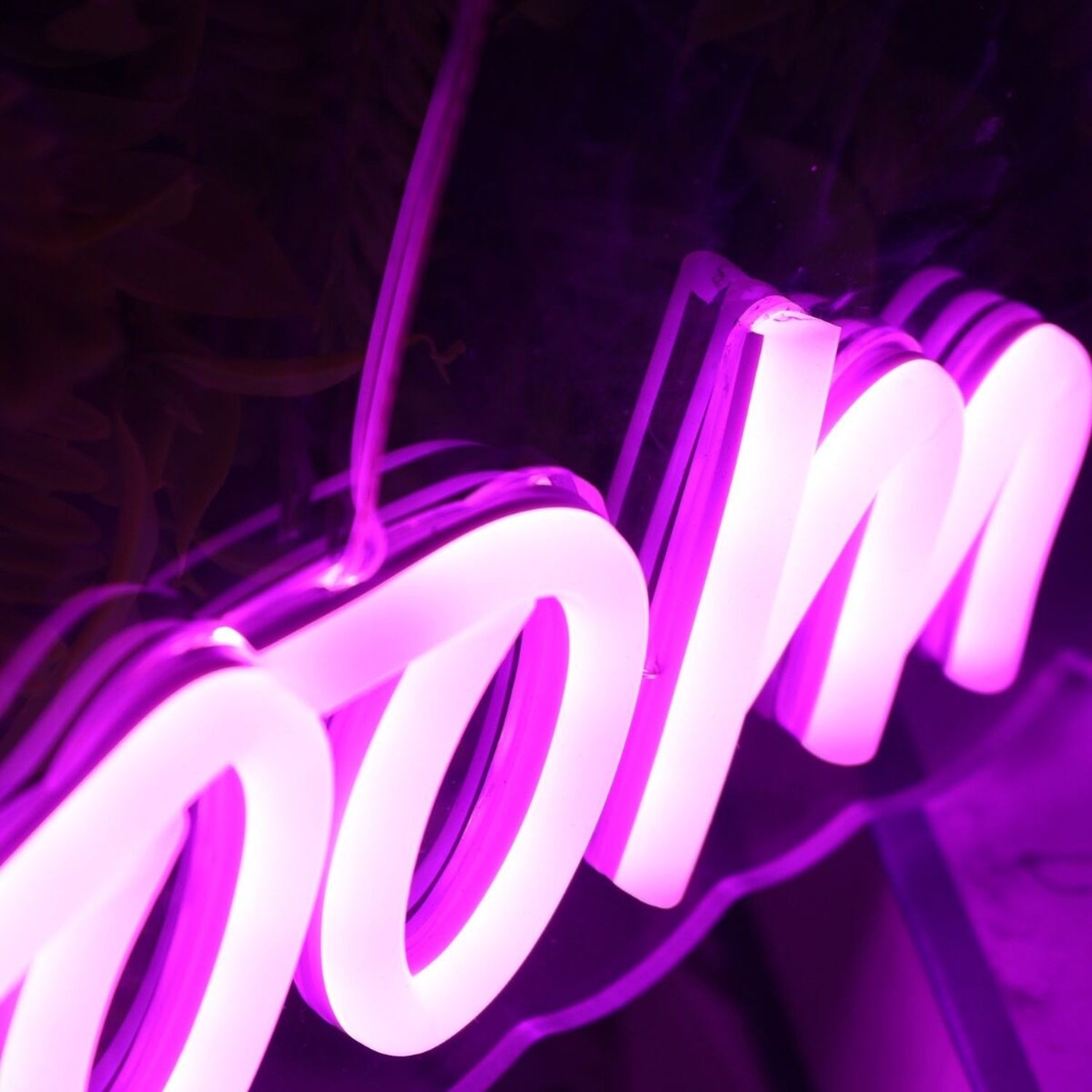 No Selfies In The Bathroom Purple Led Neon Sign - Shineneon