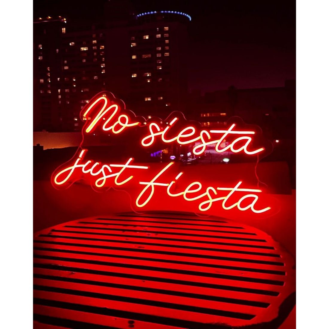 No Siesta Just Fiesta Led Sign Business Neon Sign - Shineneon