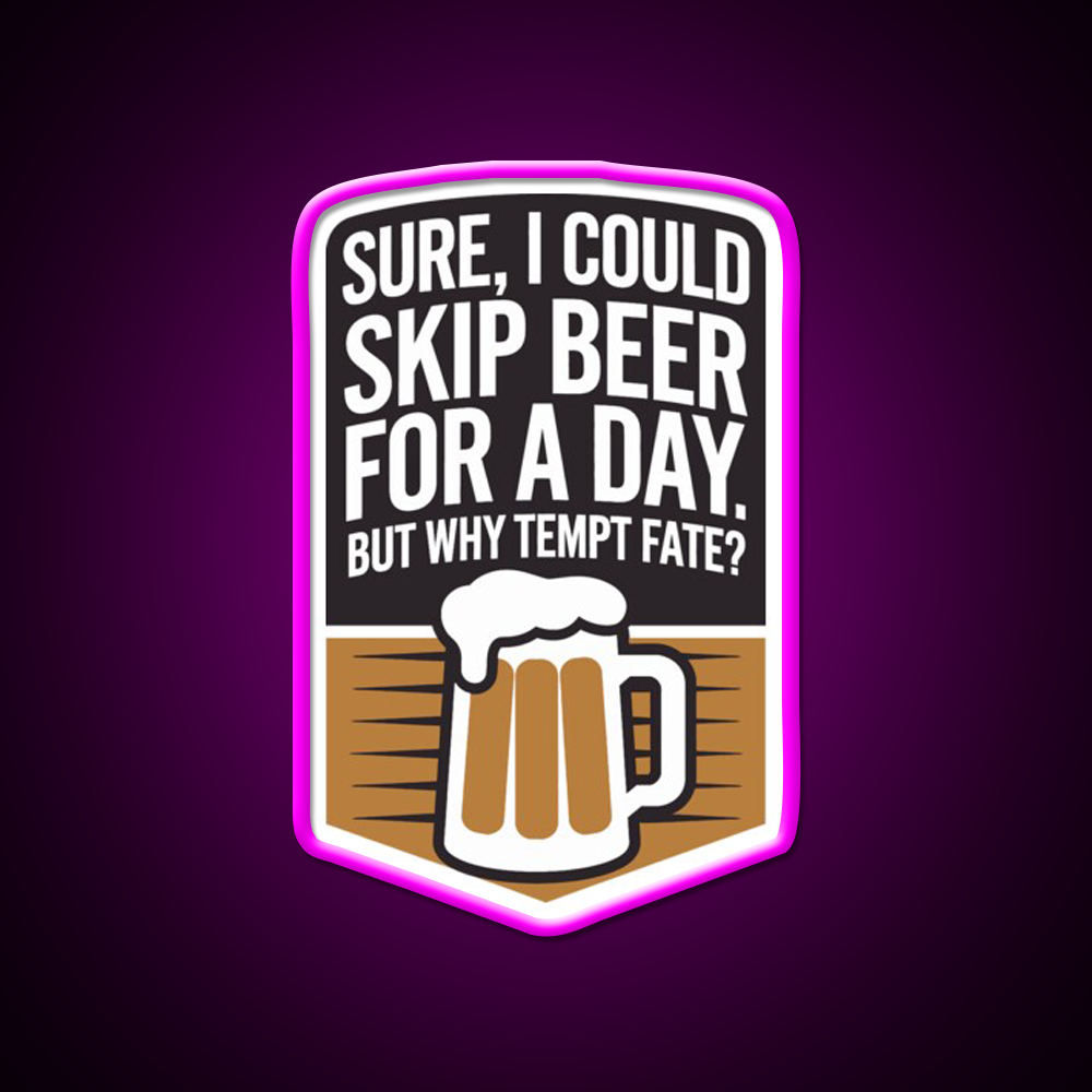 No Skip Beer Club Man Cave Bar Led Neon Sign Rgb Color