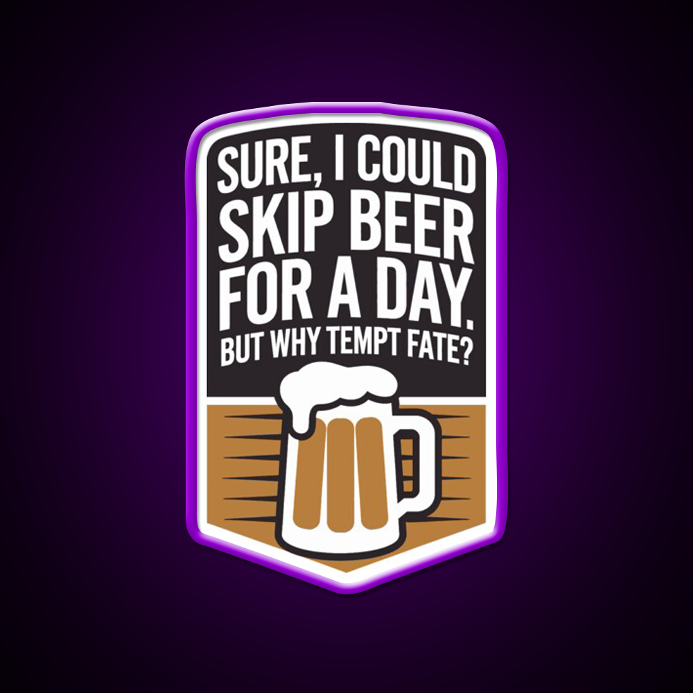 No Skip Beer Club Man Cave Bar Led Neon Sign Rgb Color