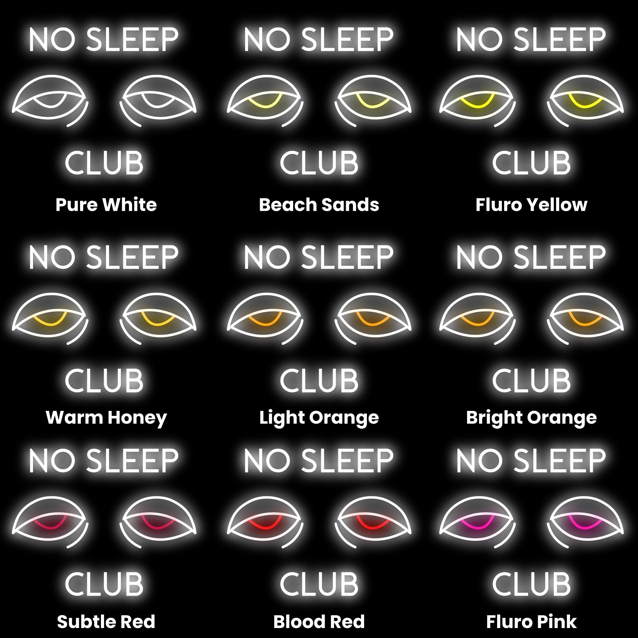 No Sleep Club Led Neon Sign | Shineneon