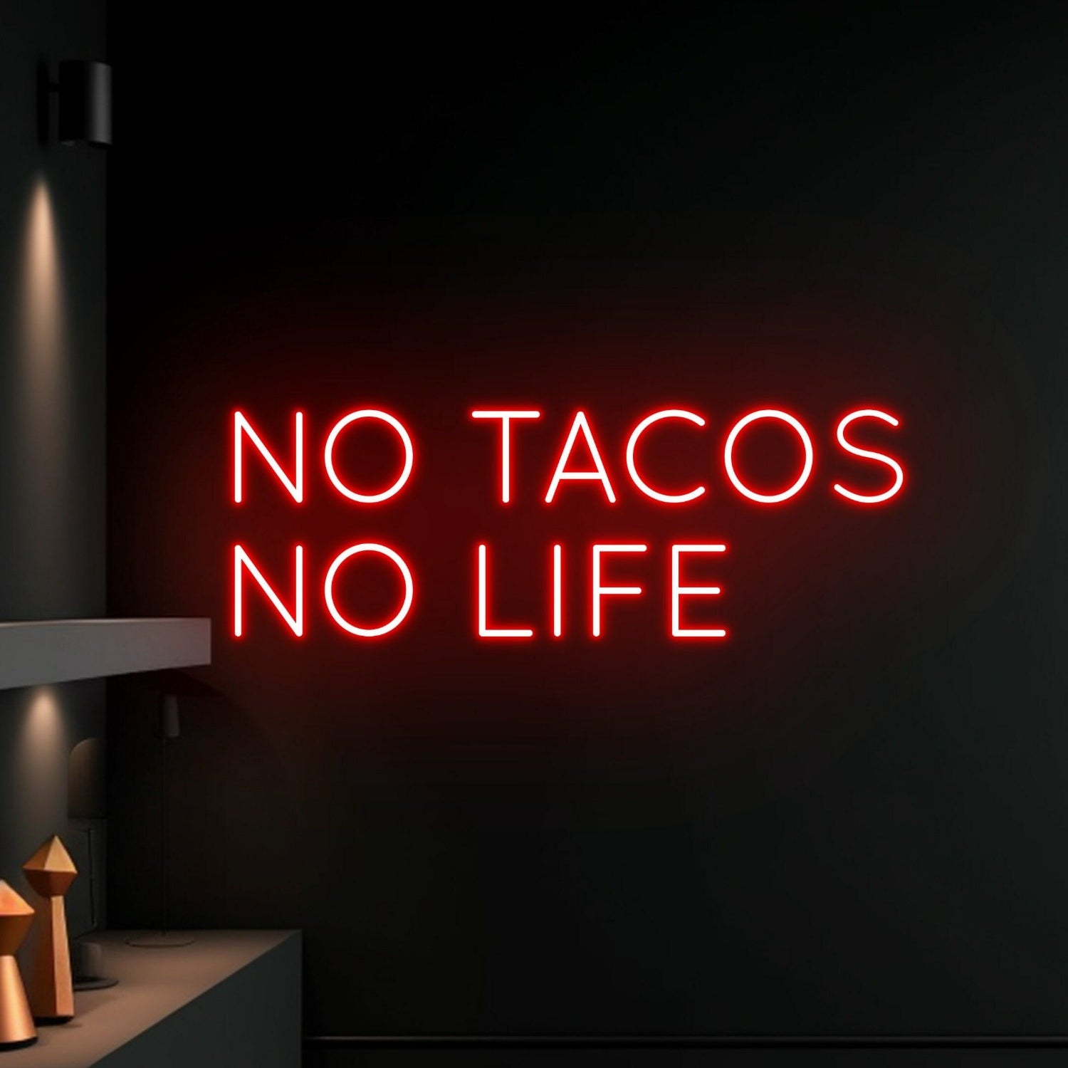 No Tacos No Life Led Neon Sign Bar Club Decor | Shineneon