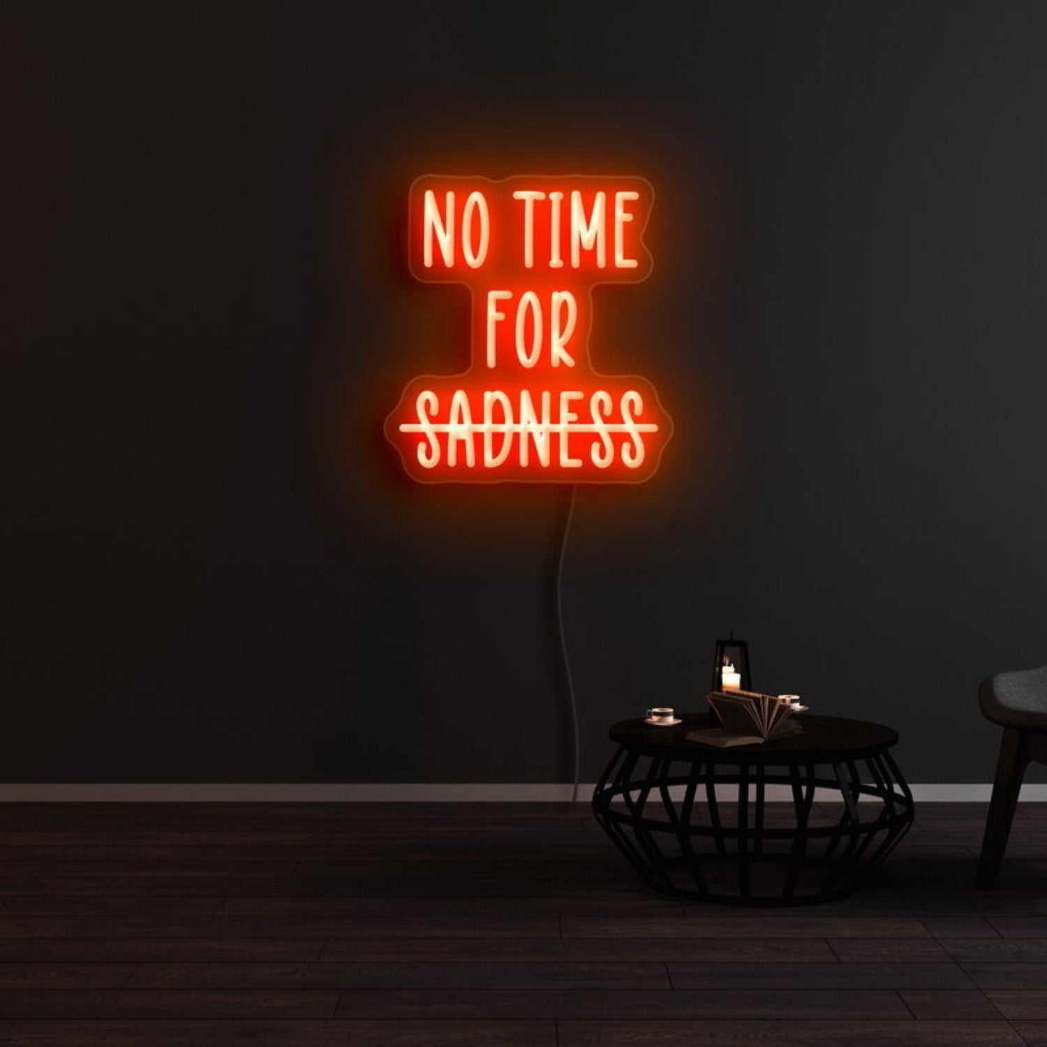 No Time Fsadness Led Neon Sign | Shineneon