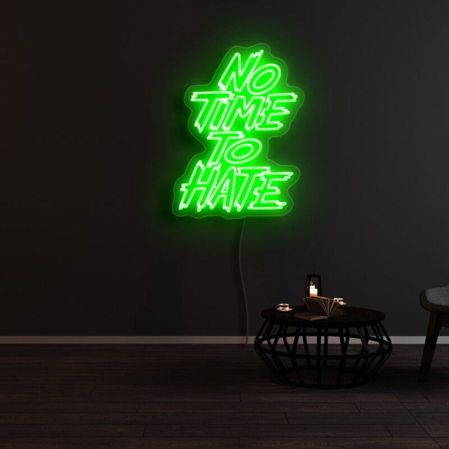 No Time To Hate Led Neon Sign | Shineneon