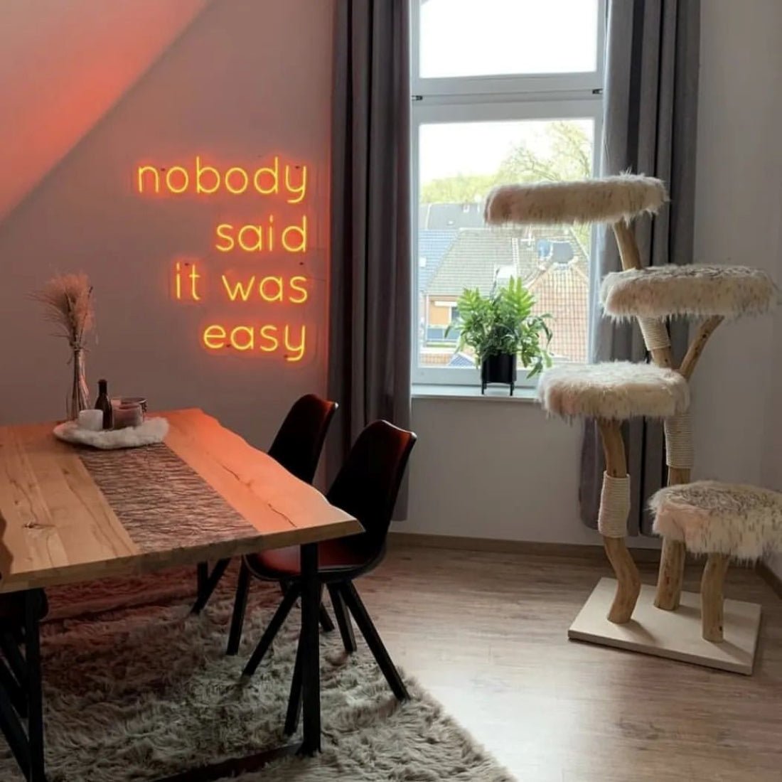 Nobody Said It Was Easy Led Sign Business Neon Sign - Shineneon