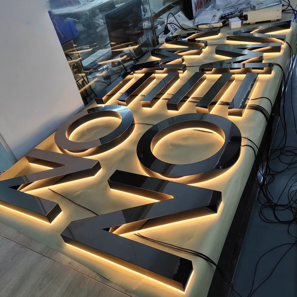 Noema 3D Backlit Channel Letters Led Light Sign - Shineneon