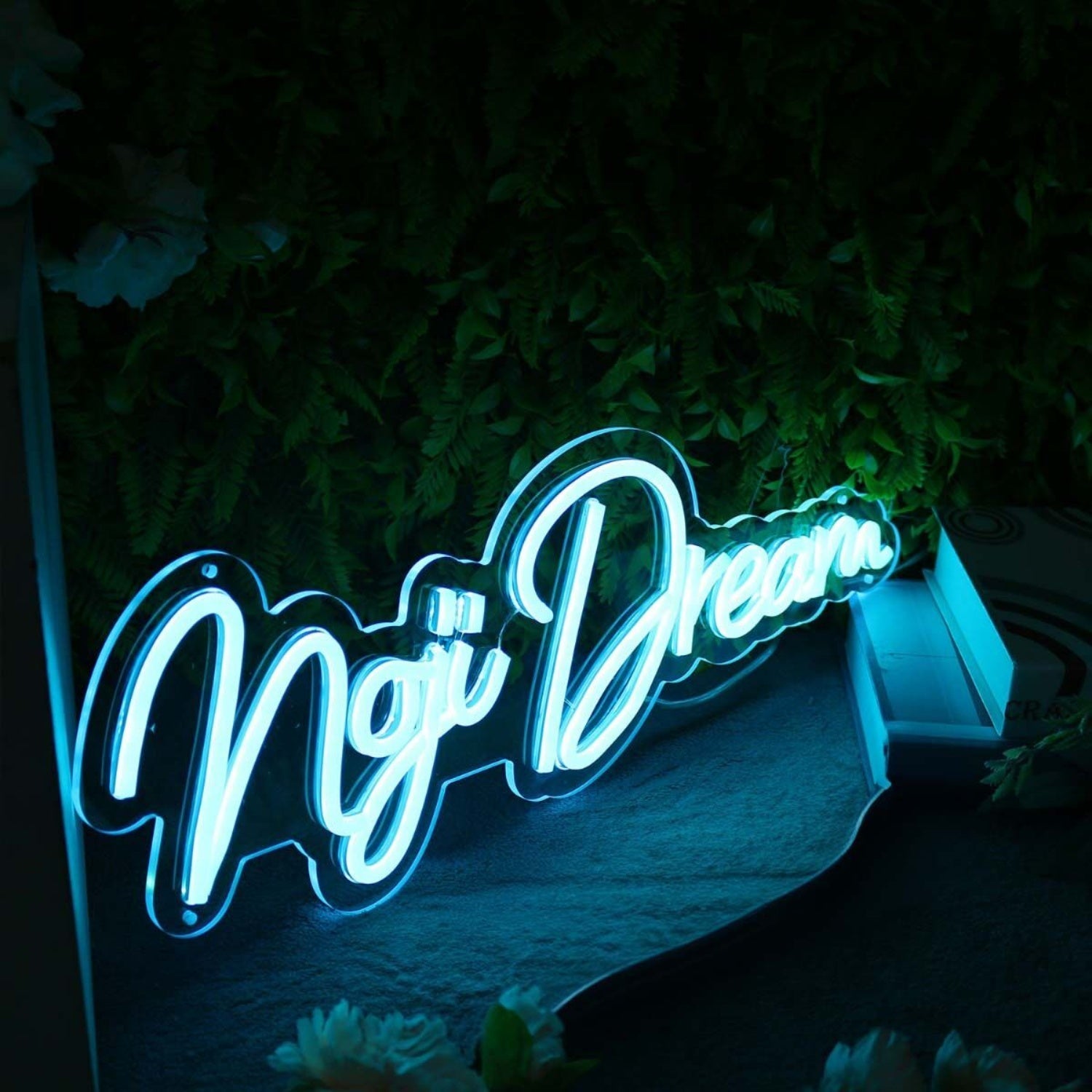 Noji Dream Blue Led Neon Sign - Shineneon
