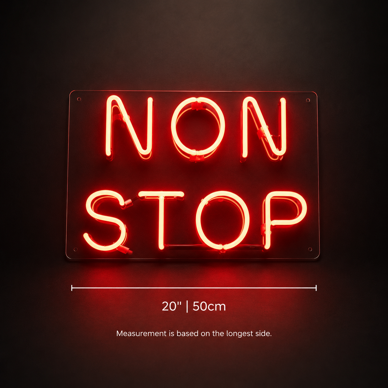 Non Stop LED Neon Sign - 04 Size Image
