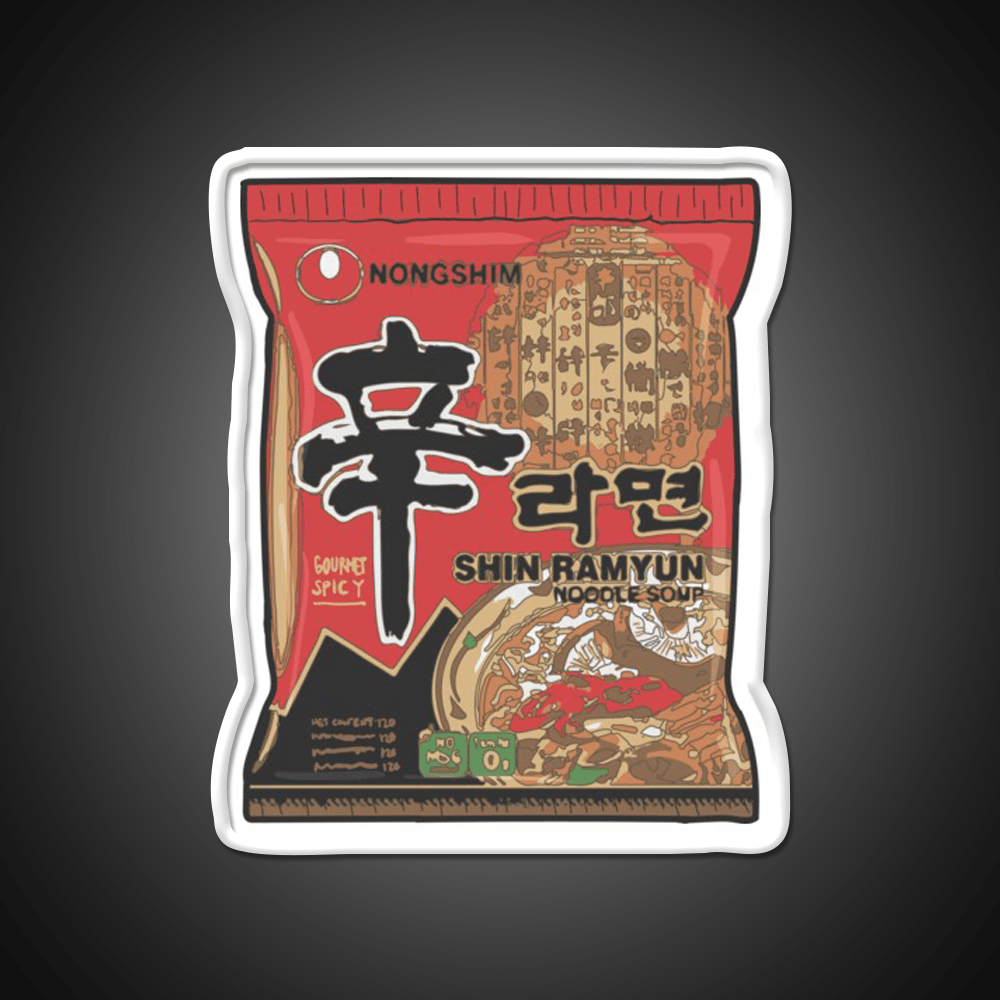Nong Shim Ramyun Snack Food Led Neon Sign Rgb Color - Shineneon