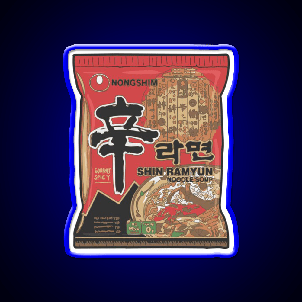 Nong Shim Ramyun Snack Food Led Neon Sign Rgb Color - Shineneon