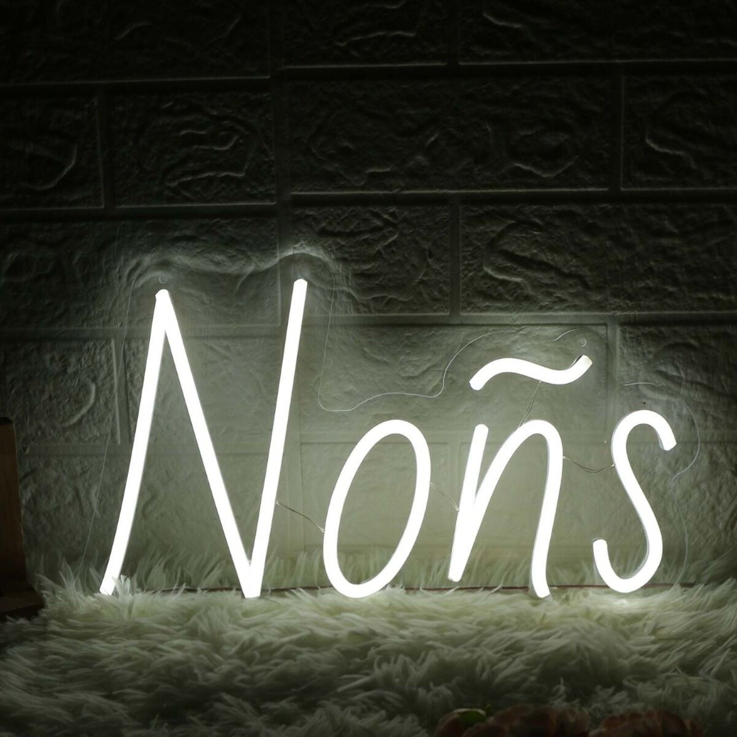 Nons White Led Neon Sign - Shineneon