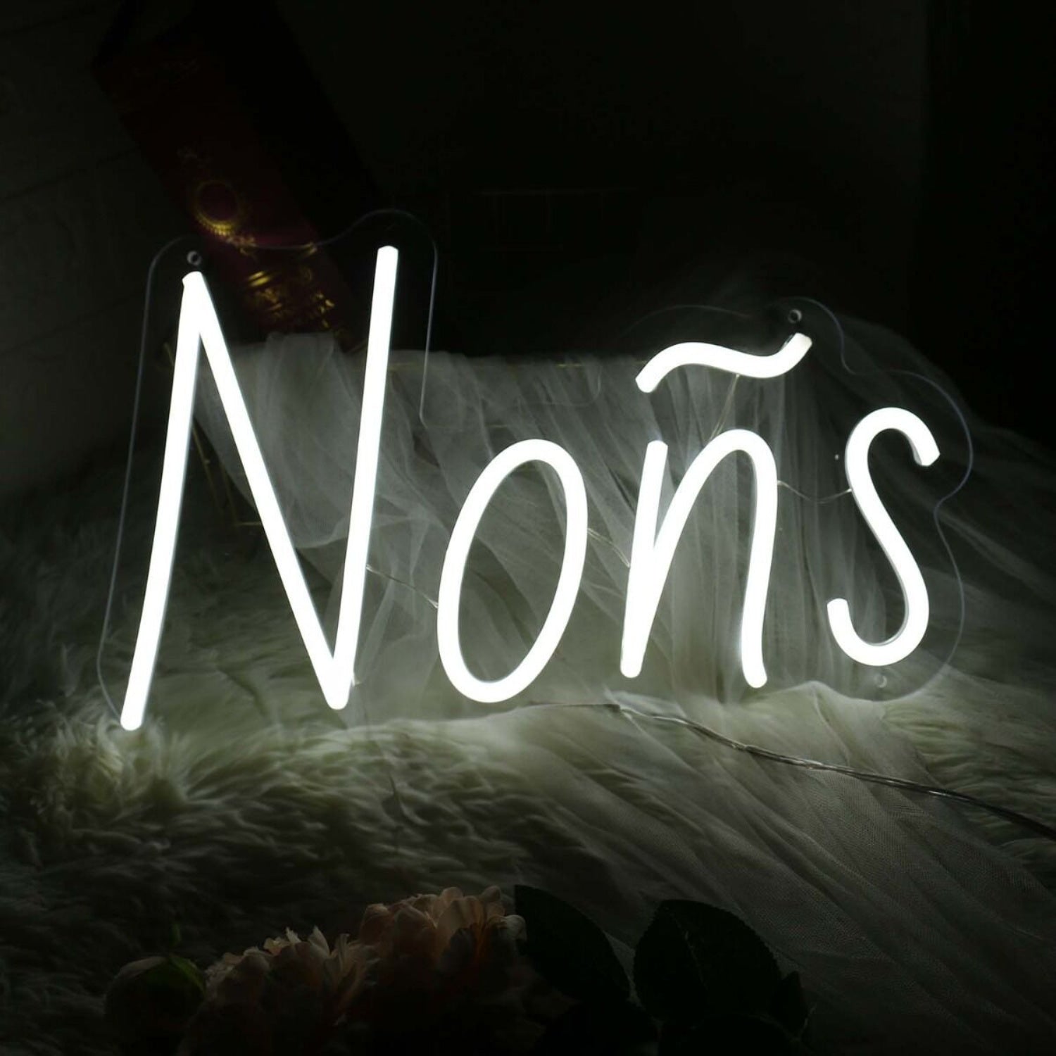 Nons White Led Neon Sign - Shineneon