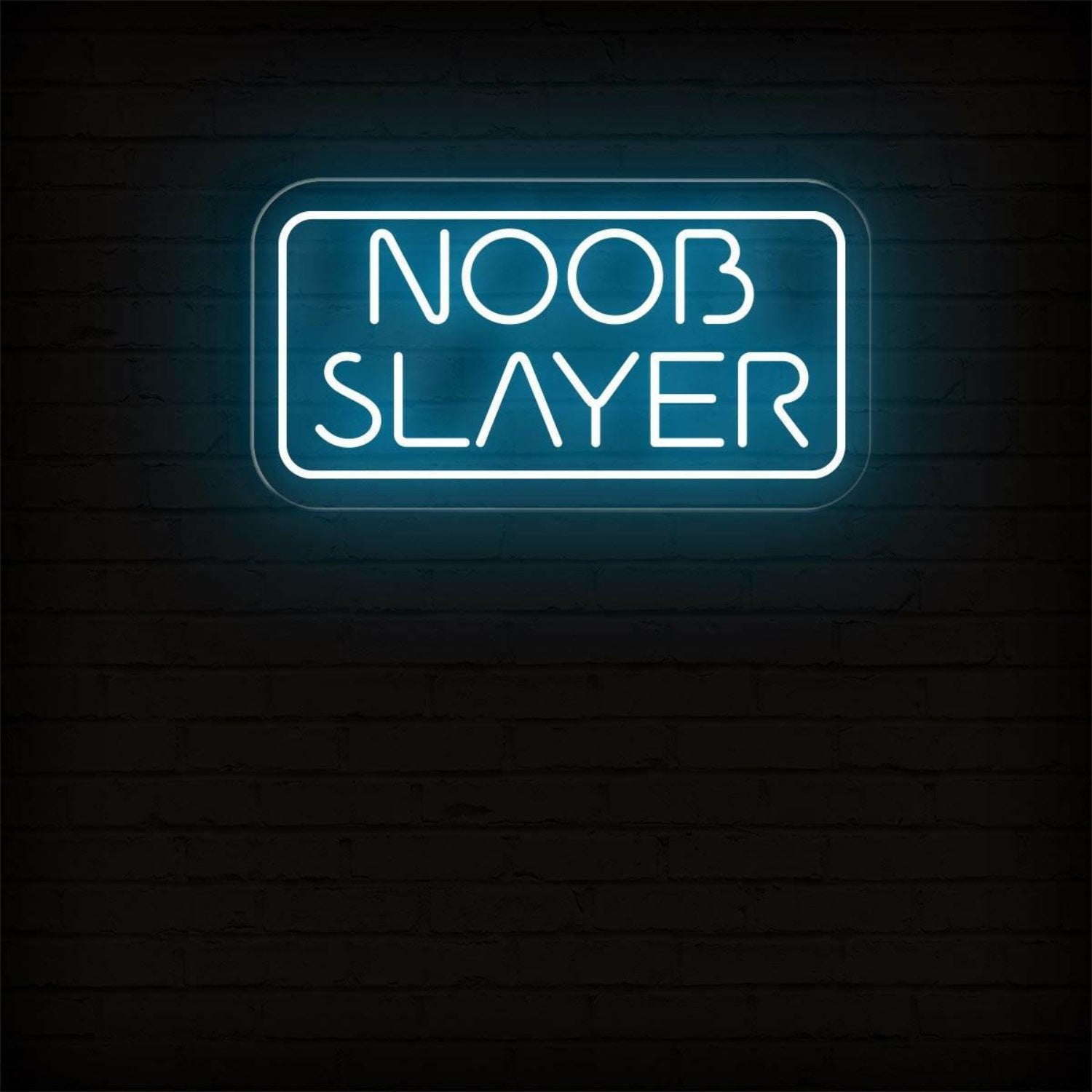 Noob Slayer Warm Orange Led Neon Sign For Gaming Room And Esports Decor | Shineneon