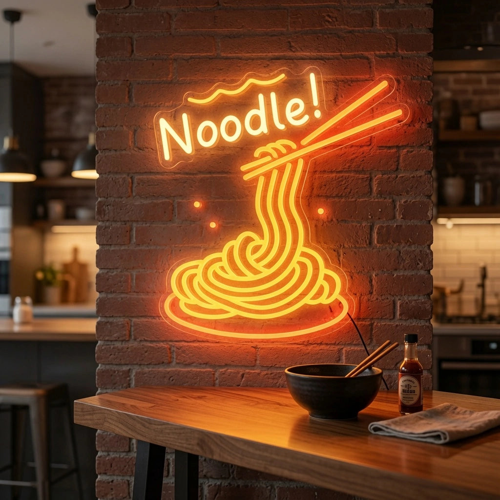 Noodle Wall Decor LED Neon Sign - 02 High-Converting Product Image