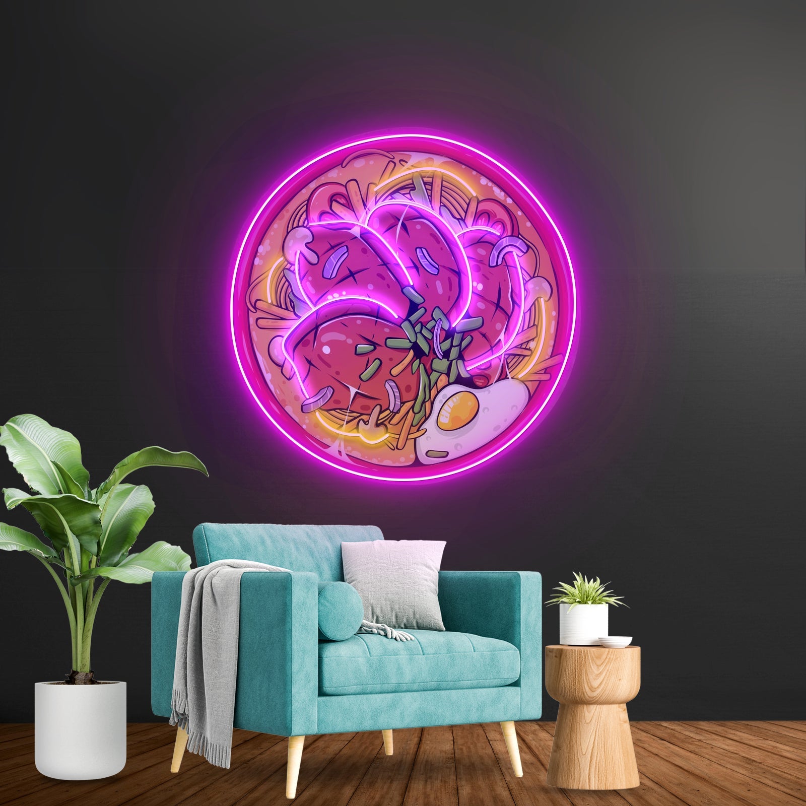 Noodle With Beef Led Neon Sign Light Custom Led Signs - Shineneon