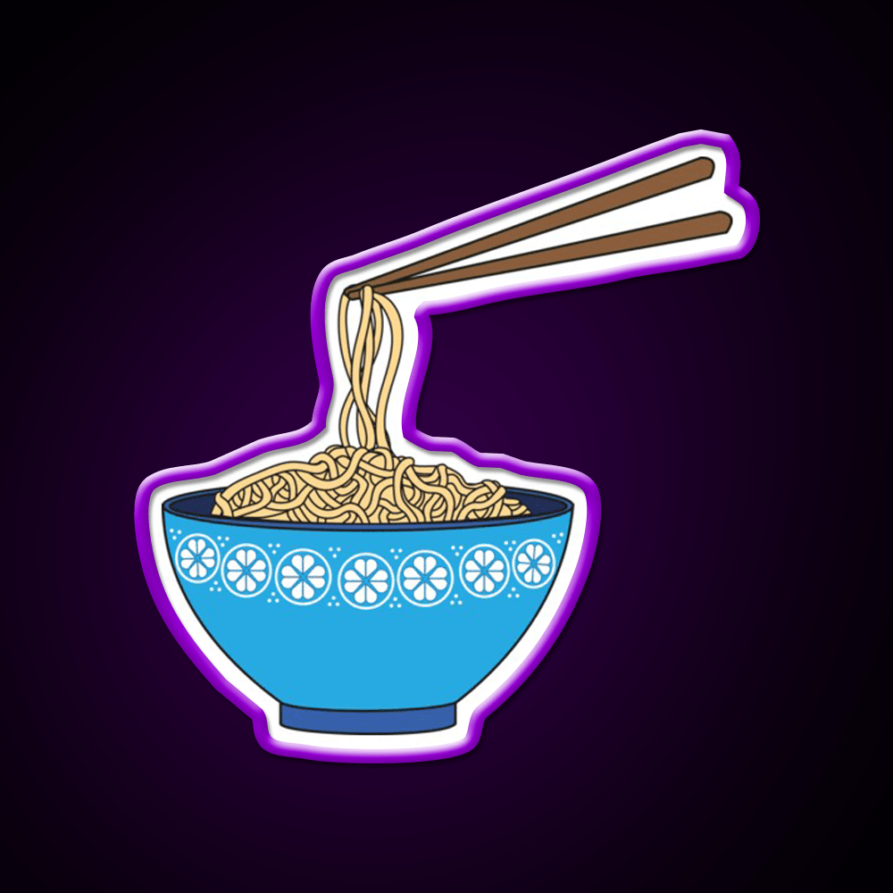Noodles Led Neon Sign Chinese Food Rgb Color - Shineneon
