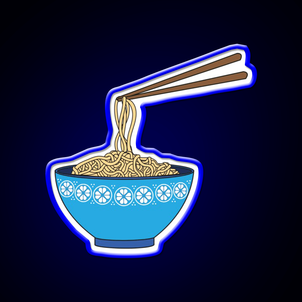 Noodles Led Neon Sign Chinese Food Rgb Color - Shineneon