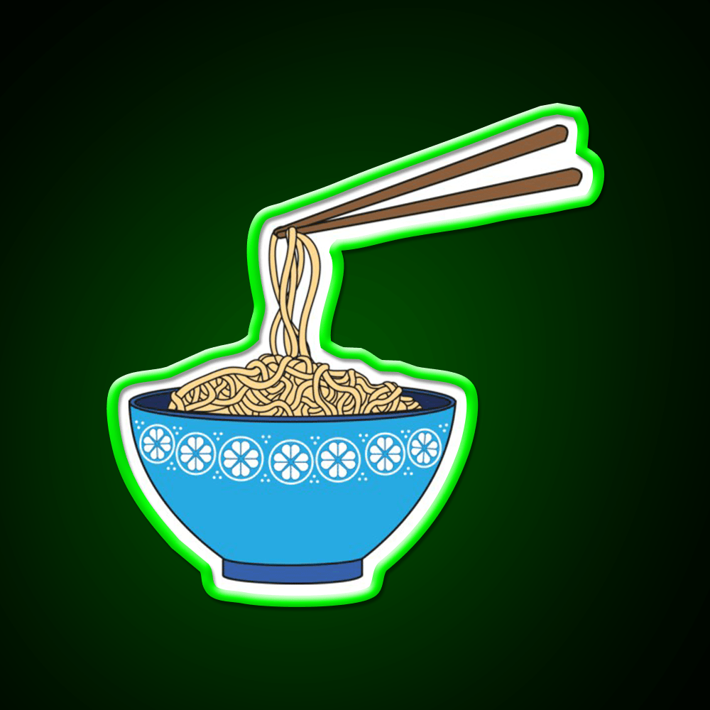 Noodles Led Neon Sign Chinese Food Rgb Color - Shineneon