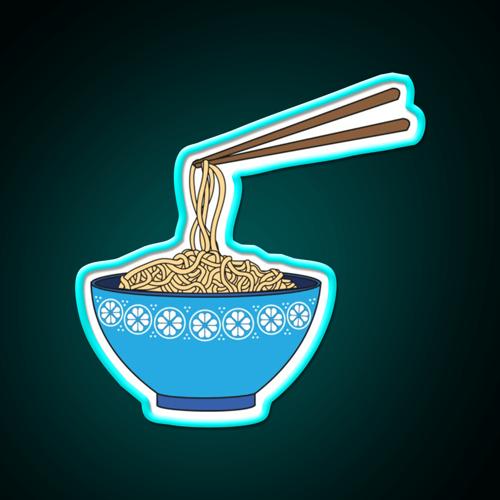 Noodles Led Neon Sign Chinese Food Rgb Color - Shineneon