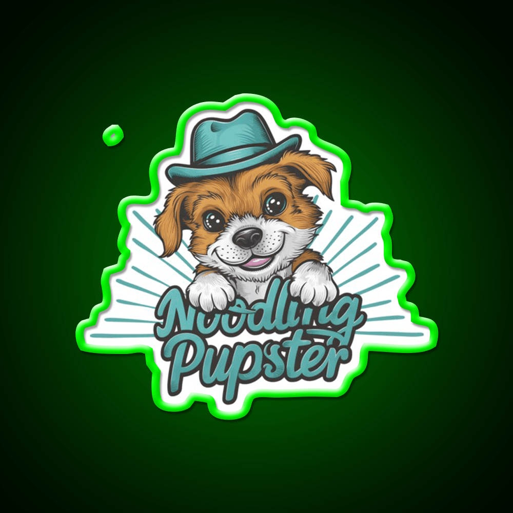 Noodling Pupster Led Neon Sign Chinese Food Rgb Color - Shineneon