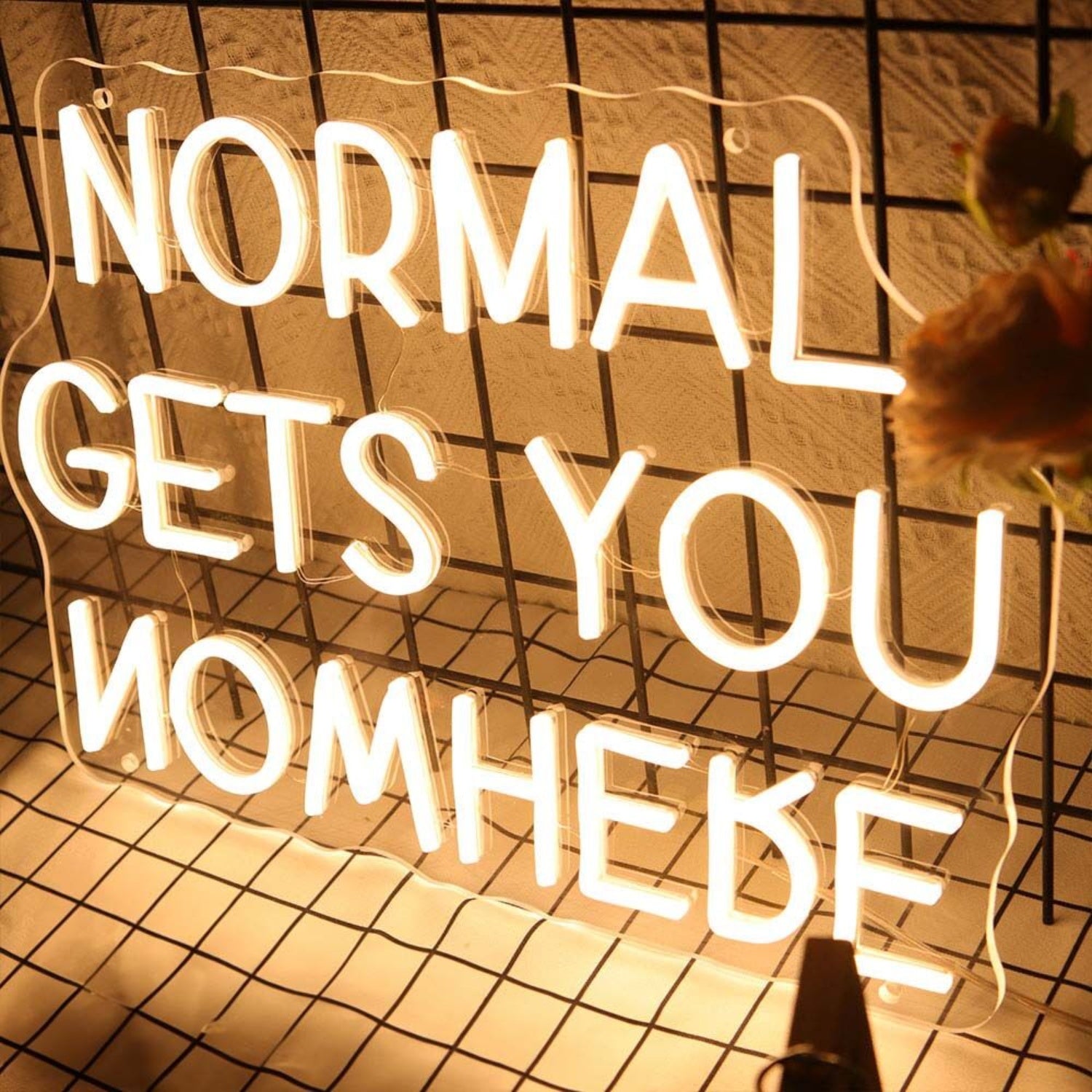 Normal Gets You Nowhere Led Neon Sign | Shineneon