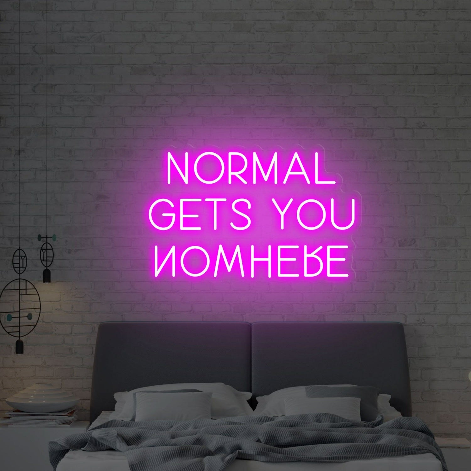 Normal Gets You Nowhere Led Neon Sign Home Decor Office Vibes | Shineneon